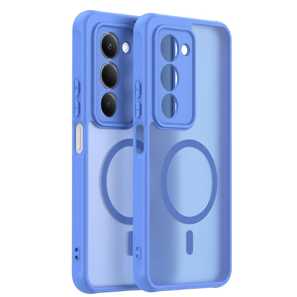 Удароустойчив калъф Techsuit HaloFrost II MagSF за Xiaomi Redmi 15 4G / Redmi 15 5G, светло син 1