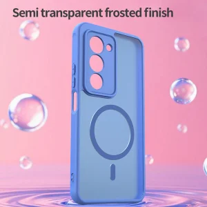 Удароустойчив калъф Techsuit HaloFrost II MagSF за Xiaomi Redmi 15 4G / Redmi 15 5G, светло син 4