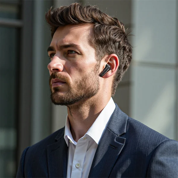 Wireless Earphones Borofone High FQ8 for Bluetooth V5.4, 300mAh, Black 4
