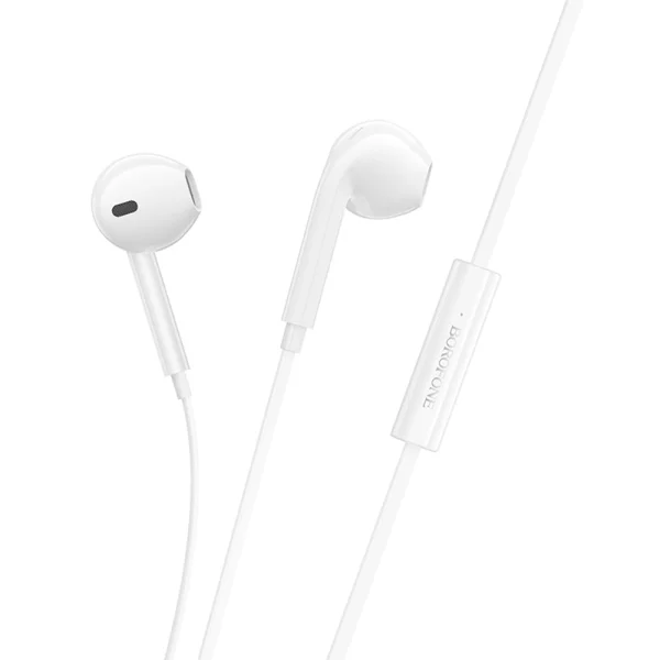 Earphones Borofone Star BM99 Type-C, with Microphone,DAC Chip, white 2
