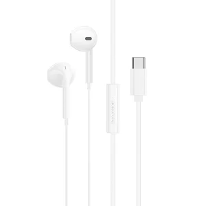 Слушалки Borofone Star BM99 Type-C, with Microphone,DAC Chip, бял