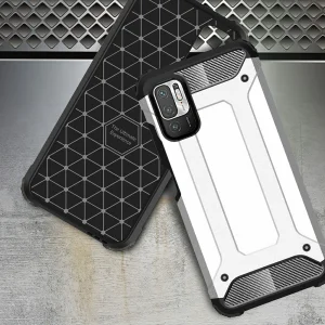 Удароустойчив калъф Armor за Xiaomi Poco M3 Pro 5G/4G/Redmi Note 10 5G, Сребрист 4