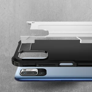 Удароустойчив калъф Armor за Xiaomi Poco M3 Pro 5G/4G/Redmi Note 10 5G, Сребрист 5