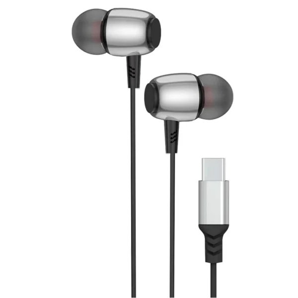 Слушалки с микрофон Blue Star, DAC, M09C, Type-C,  черен 1