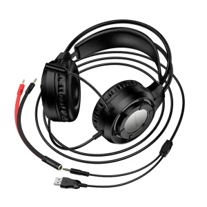 Gaming Headphones with Microphone Borofone BO112 Wave Gaming, Black 3