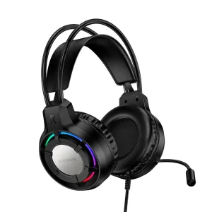 Геймърски слушалки с микрофон Borofone BO112 Wave Gaming, Черен