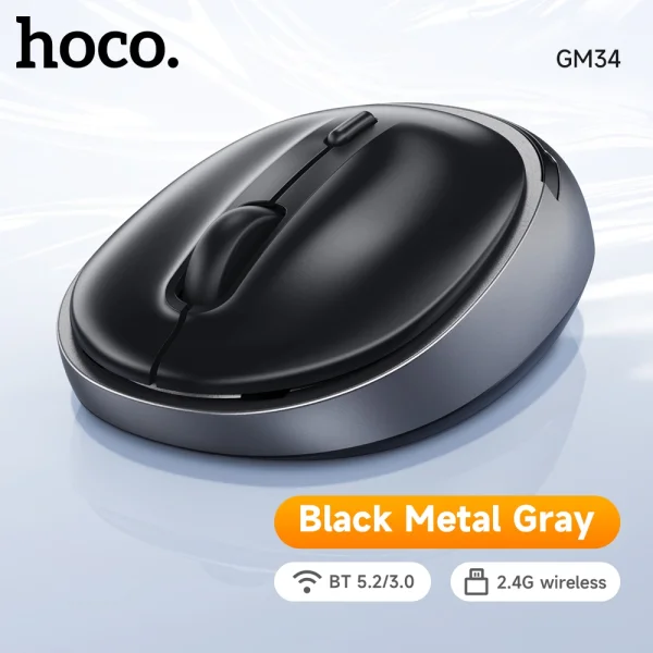 Безжична Мишка Hoco GM34 2,4G 1600 dpi, сив 2