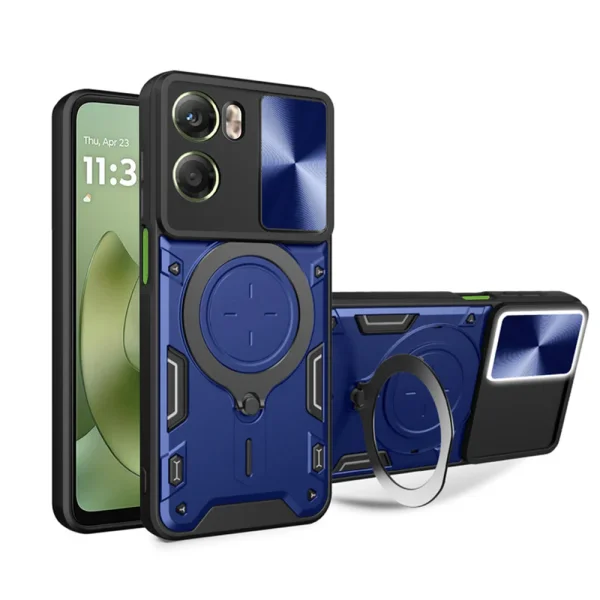 Удароустойчив калъф Techsuit Camguard pro за Motorola Moto G06, син 2