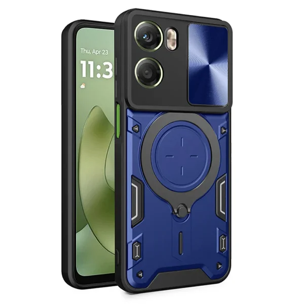 Удароустойчив калъф Techsuit Camguard pro за Motorola Moto G06, син 1