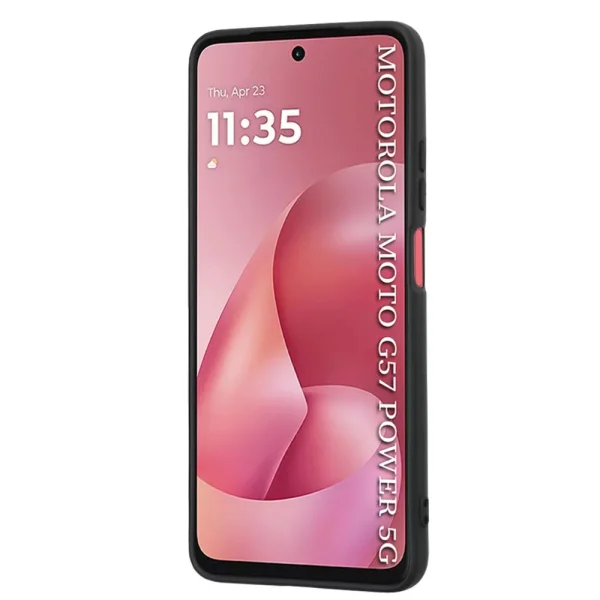 Силиконов калъф Techsuit SoftFlex за Motorola Moto G57 Power / G67 Power, черен 3