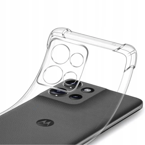 Силиконов калъф Techsuit Shockproof за Motorola Moto G57 Power / G67 Power, прозрачен 2