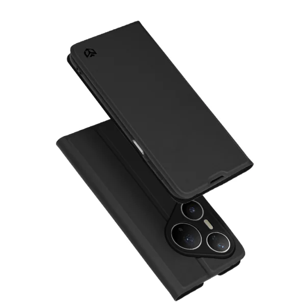 Калъф тефтер Techsuit Magskin за Huawei Pura 80 Pro, черен 1
