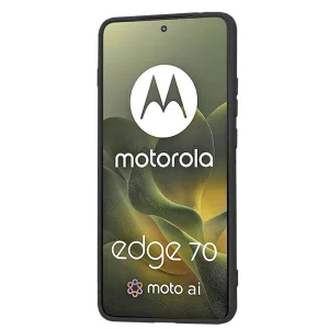 Techsuit SoftFlex Silicone Case for Motorola Edge 70, black 3