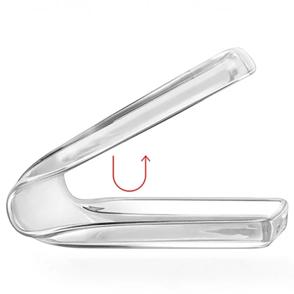 Силиконов калъф Techsuit Clear за Motorola Edge 70, прозрачен 2