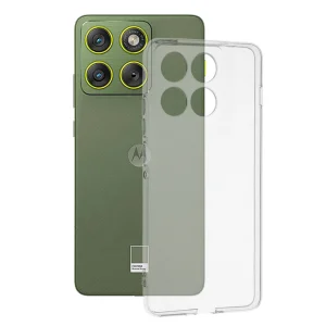 Силиконов калъф Techsuit Clear за Motorola Edge 70, прозрачен