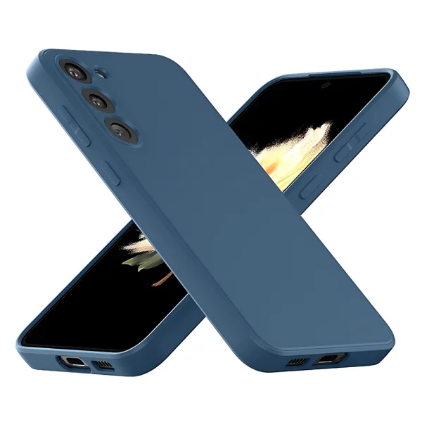Silicone Back Cover for Samsung Galaxy A37 5G, Blue 2