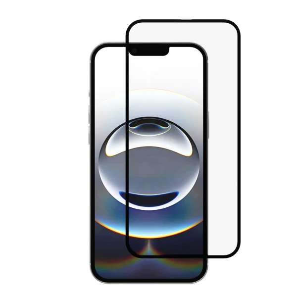 Glass Protector OG Full Glue 5D for iPhone 13/13 Pro/16e/17e, Black 1