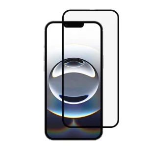 Стъклен Протектор OG Full Glue 5D за iPhone 13/13 Pro/16e/17e, Черен
