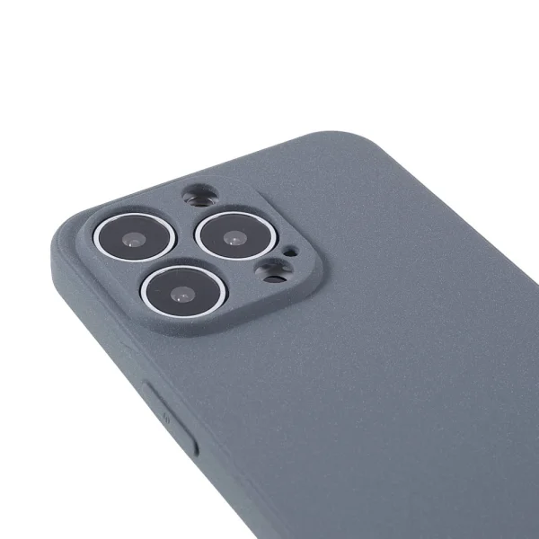 Silicone Case Wear-Resistant for iPhone 13 Pro Max, Matte Gray 4