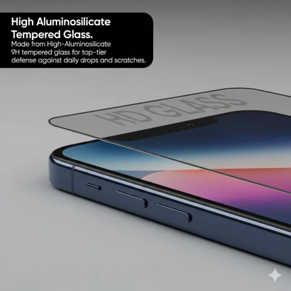 Стъклен Протектор OG Full Glue 5D за iPhone 17, Черен 3