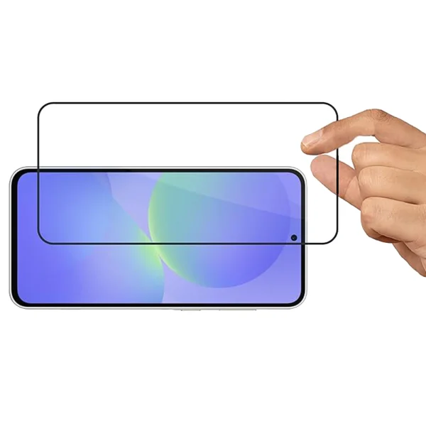 Стъклен Протектор OG Full Glue 5D за Samsung Galaxy A36 5G / A56 5G / A37, Черен 3