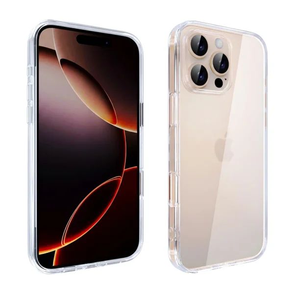 Silicone case for iPhone 16 Pro Max, 2mm, Transparent 1