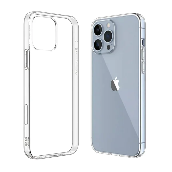 Silicone case for iPhone 16 Pro Max, 2mm, Transparent 2
