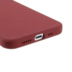Wear-Resistant Silicone Case for iPhone 13 Pro Max, Matte Red 4