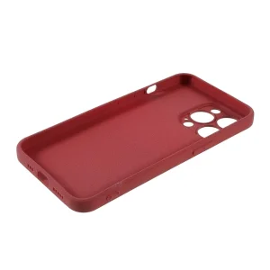 Wear-Resistant Silicone Case for iPhone 13 Pro Max, Matte Red 6