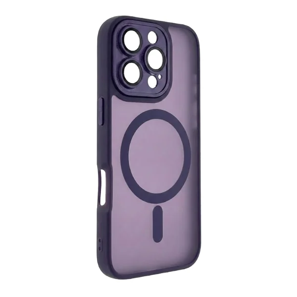 Shockproof case MagSF TP-27 for iPhone 16 Pro, Purple 3