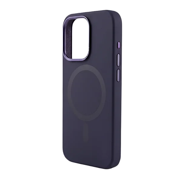 Удароустойчив калъф Premium MagSF за iPhone 15 Pro, Тъмно лилав 3