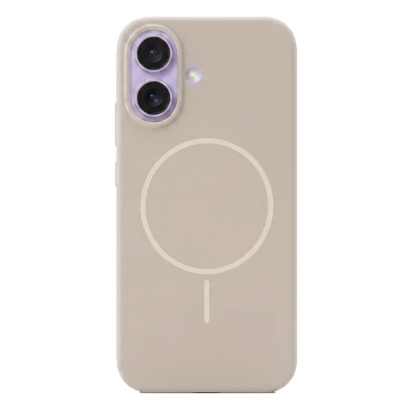 Shockproof Case MagSF Slim Silicone for iPhone 17, Brown 2