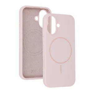 Shockproof case MagSF Slim Silicone for iPhone 17, Light Pink 3