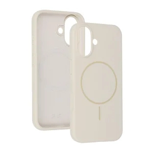 Shockproof Case MagSF Slim Silicone for iPhone 17, Beige 3