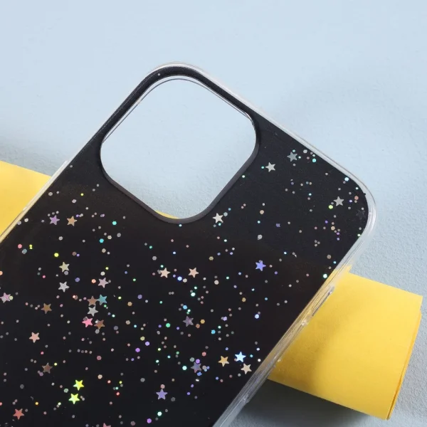 Силиконов калъф Starry Sky за iPhone 13 Pro Max, Черен 3