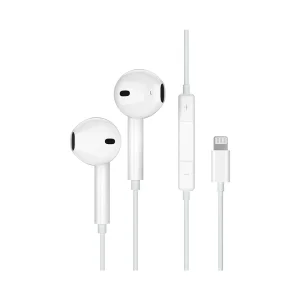 Слушалки с микрофон Jellico EP2A, LIGHTNING, бял