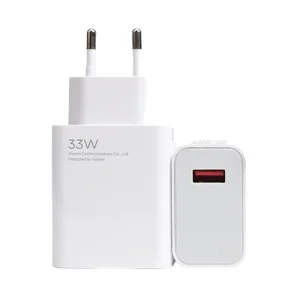 Зарядно устройство Xiaomi 33W Charging Combo Charger (Type-A), Бял