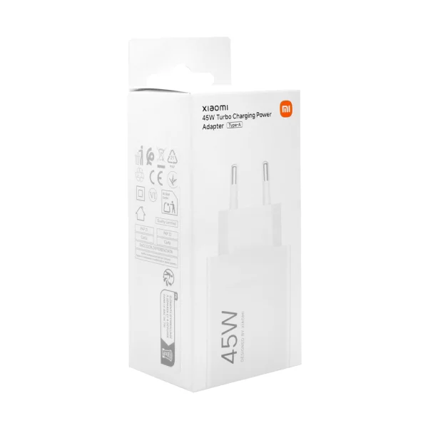 Xiaomi 45W Turbo Charging Power Adapter (Type-A) Charger, White 3