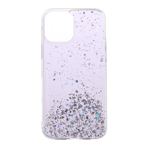 Silicone case Starry Sky for iPhone 13 Pro Max, Purple 1