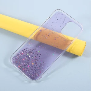 Silicone case Starry Sky for iPhone 13 Pro Max, Purple 5