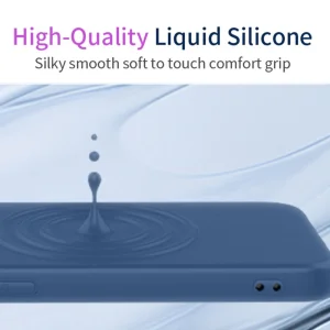 Silicone Lite silicone case for Honor Magic8 Pro 5G, Blue 4