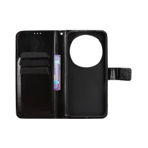 Калъф Тефтер Crazy Horse за Honor Magic8 Pro 5G, Черен 3