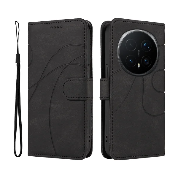 Wallet Stand Book Case for Honor Magic8 Pro 5G, Black 1