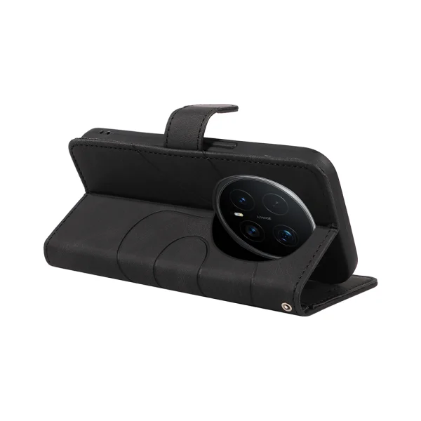 Wallet Stand Book Case for Honor Magic8 Pro 5G, Black 6