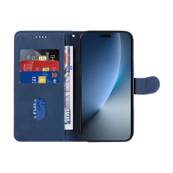 Калъф Тефтер Wallet Stand за Honor Magic8 Pro 5G, Син 2