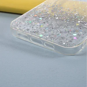 Silicone case Sparkle Starry Sky for iPhone 13 Pro Max, Transparent 4