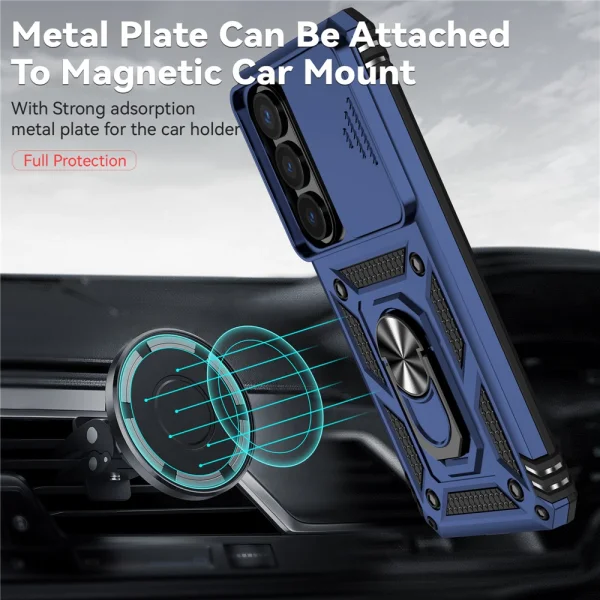 Shockproof case CamShield Series for Samsung Galaxy S26, Blue 5