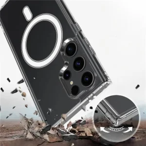 Wanlonfeng Lm2 MagSF Silicone Case for Samsung Galaxy S26 Ultra, Transparent 3