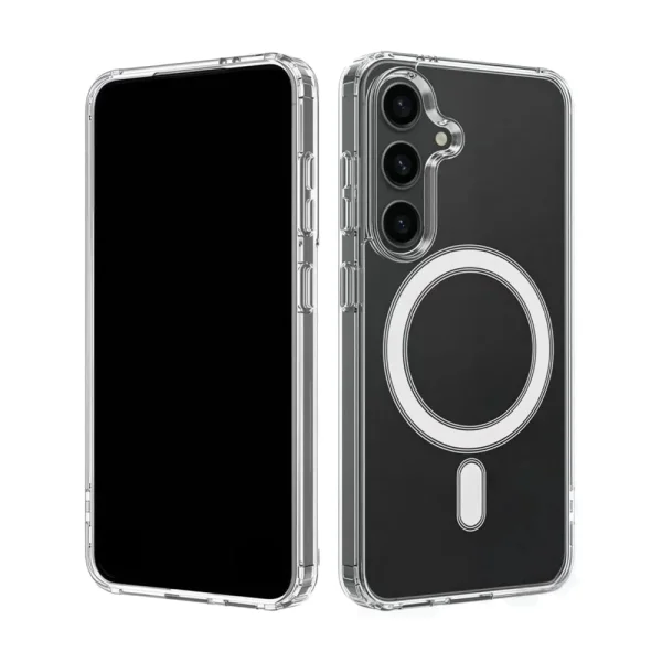 Wanlonfeng Lm2 MagSF Silicone Case for Samsung Galaxy S26 Plus, Transparent 1