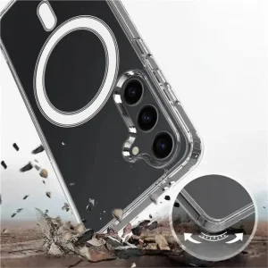 Wanlonfeng Lm2 MagSF Silicone Case for Samsung Galaxy S26 Plus, Transparent 3